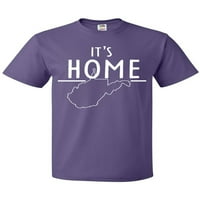 Inktastic To je dom - Država West Virginia Outline majica