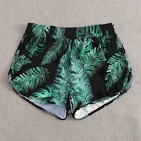 Šumyyashe Swim Shorts Women Trčanje visokog struka Bikini čipke Up plitke kratke hlače Swim bikini Donji