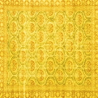 Ahgly Company Zatvoreni pravokutnik Perzijske žute tradicionalne prostirke, 8 '10'