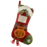 Cusima Božićna čarapa Prijenosna zamjenska zamjena za višekratnu upotrebu Xmas Tematski kućni kućni poslovni poklon bombonski dodaci za torbu