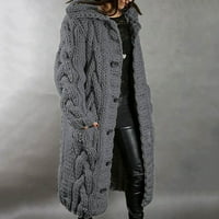 Dame Cardigan Plus Veličina džemper džemper Cardigan Prekogranična ženska odjeća Ženska kapuljača Kardigan