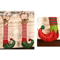 Njspdjh žičana stakla Vase Garland Božićne ukrase za ukrašavanje presebne noge za odmor u zatvorenom vanjskom dekor zabava ukrasi