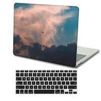 Kaishek Tvrdo školjka samo za MacBook PRO S bez dodira + crna poklopac tastature A & A1502, plava serija A 0535