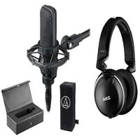 Audio Technica AT4033A Kondenzator mikrofona MIC + ShockMount + AKG slušalice
