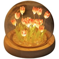 Tulip noćna lagana ručno rađena simulacija cvijeća stolna svjetiljka Dječja djevojka par bračni prijateljski