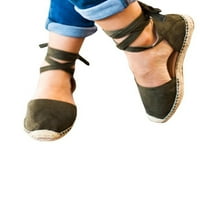 Crocowalk Ženske ravne sandale Karponski pojas Espadrilles Sandal Vintage Cipele Dame Stambene cipele