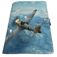 Airplane Dogfight Supermarine Spitfire Poređenje poklopca za knjige Protector Book Book Book torbica