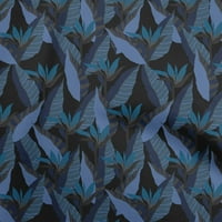 Onuone poliesterska spanda svijetla plava tkanina cvjetna haljina materijal tkanina za ispis tkanina sa dvorištem širom