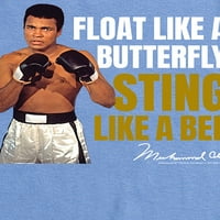 Muhammad Ali - bokserska legenda - leptiri plutaju, pišeći pčelinji - muške grafičke majice kratkih