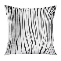 Sažetak Tiger Stripe crno bijela džungle Safari uzorak bengalski kamuflažni jastučni jastuk