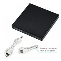 USB 2. IDE prijenosni DVD RW CD pisac komplet Vanjski mobilni kućište DVD CD-ROM futrola za laptop