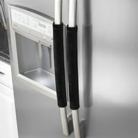 Pgeraug ručka hvata se par ručka hladnjača Kuhinjska aparat hladnjak poklopac pregače crna