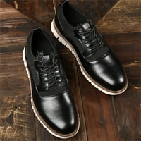 Dyfzdhu Classic Style Muškarci čipke Vintage kožne cipele Business Casual Cipele Kožne cipele