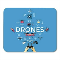 Siva zrakoplova Crna dizalica Digitalna leteća Drone Predmeti Boja jednostavna kolekcija Plava zrakoplovna