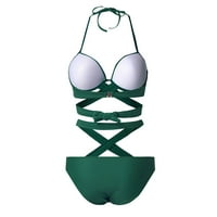 Tankini kupanje za žene Žene Visoke rezano kostim Smešno kupaće kostime Monokini kupaći kostimi vino