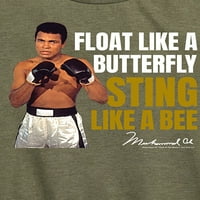 Muhammad Ali - Boks legende - leptiri plutaju, pčelinje - ženska grafička majica kratkih rukava