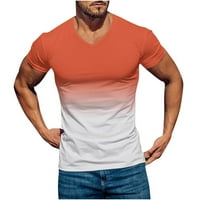 Košulje za muškarce Tenkovi za muškarce Ležerne prilike, povremeni V-izrez Gradijent ispis pulover Fitness