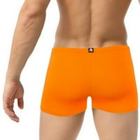 Muški bokser kratke hlače ComfortSoft boxer podnesak za muškarce, prozračne donje rublje narančasto