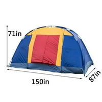 Vanjska osoba Kamp TENT Easy Postavite zabavu Veliki šator za putovanja planinarenjem prenosnim vrećicom,