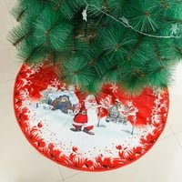 Božićni ukrasi Božićno suknje Ornament Promjer Božićno drvsko dekoracija Božićni flanel a