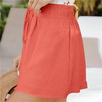 Jtckarpu kratke hlače Ženske kratke hlače Elastične ležerne ljetne kratke hlače