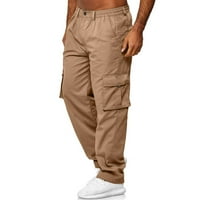 xiuh casual pants muškarci sav sezona fit pant casual sve čvrste džepove u boji modne kombinezone ravne