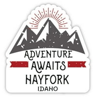 Hayfork Idaho suvenir Vinil naljepnica za naljepnicu Avantura čeka dizajn