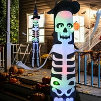 Tepsmf LED Halloween Svjetla Horror Ghost Odjeća Slaba Svjetlo Scletton String Lights Party Yard Decor Decor