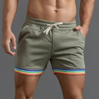Golf kratke hlače Muške ljetne čvrste boje duge hlače džepne crtanje labavih ležernih sportova trčanje