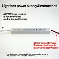 Ultra tanki LED upravljački program napajanja 240V - DC 12V za LED
