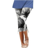 Široke pantalone za noge za žene Ženske modne palazzo pantalone za žene Ženske udobne obrezive slobodno vrijeme Duksevi Duksevi joge hlače
