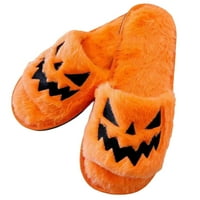 Hallowee bundeve tople papuče čuvaju tople dame pamučne papuče za dan Halloween pokloni crni 37