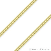 Klasična zmija povezuje italijansku ogrlicu za lanac u. Sterling srebrni sa 14k žuto zlato