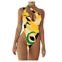 Ženski kupaći kostimi Bikini Print bez rukava bez rukava Chmora