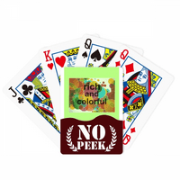 Šarene mjehuriće slavi Easter Peek Poker igračka karta Privatna igra