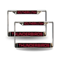 Southern Utah Thunderbirds Chrome Metal Laser Reint Reint Reint Frame Set
