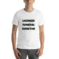 Licencirani pogrebni režiser Zabavni stil kratkog rukava majica s kratkim rukavima od nedefiniranih