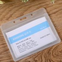 Horizontalni držač ID-a zamrznuto u boji Tvrdi plastični značke pasoške radne dozvole Naziv oznake Držač