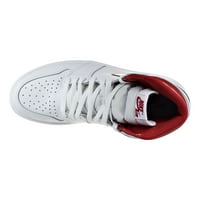 Air Jordan Retro visoke i muške cipele bijela varijantna crvena 555088- SAD)