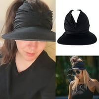 MTFUN Sunčani šeširi za žene široka podložna UV zaštita ljetna plaža Pakirajte vizir Ženski šešir Široki rub kapice Ljetni šešir