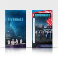 Dizajni za glavu Službeno licencirani Riverdale Grafički umjetnički buldogani logotip kožne knjige novčanik