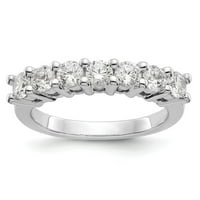 14k bijeli zlatni prsten za prsten za vjenčanje za vjenčanje Diamond Lab Ownourdu, veličine 8