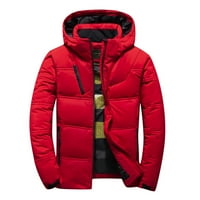 Muška jesenina i zima nova modna kontrastna boja labava jakna crvena xxxl