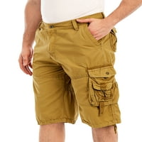 YouLoveit muške kratke hlače Elastične struke povremene pamučne hlače Ljeto Stretch kratke hlače Pola