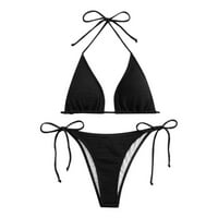 Ženski bandeau zavoj podesivi bikini set Push up Brazilski kupaći kostimi kupaći kostim