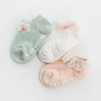 Parovi pamuk protiv klizanja cvijet non ne klizač za bebe Britači za pješačke čarape Unisex
