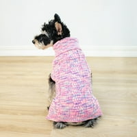 Crowdstage Pas Turtleneck džemper, Termalni pleteni kaput za kućne ljubimce, pseća zimska odjeća za