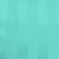 Ultimate Textile Satin-Stripe Oval Stolcloth - za kućne trpezaljke, Karipsko plavo