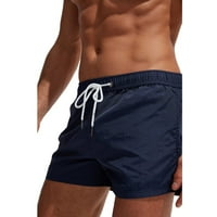 DTIDTPE Swim trunks muškarci plus veličine prozračnih trupaca pantaloni džepovi kupaći kostimi plaža