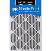 Nordic Pure 13x18x1ExactCustomm12-C- Concal Merv Plus Carbon Filters Filters, in. Od 6